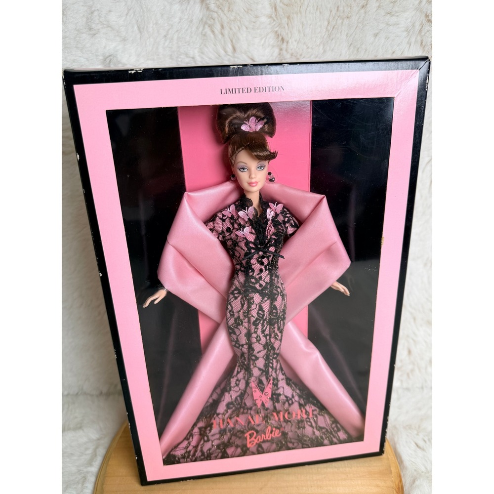 Mattel Hanae Mori Barbie Doll Limited Edition 1999 Pink Butterfly Gown 24994 NIB